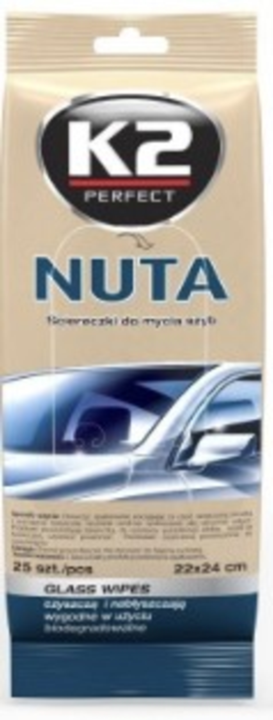 NUTA - Şerveţele umede pt. geamuri 25buc/set