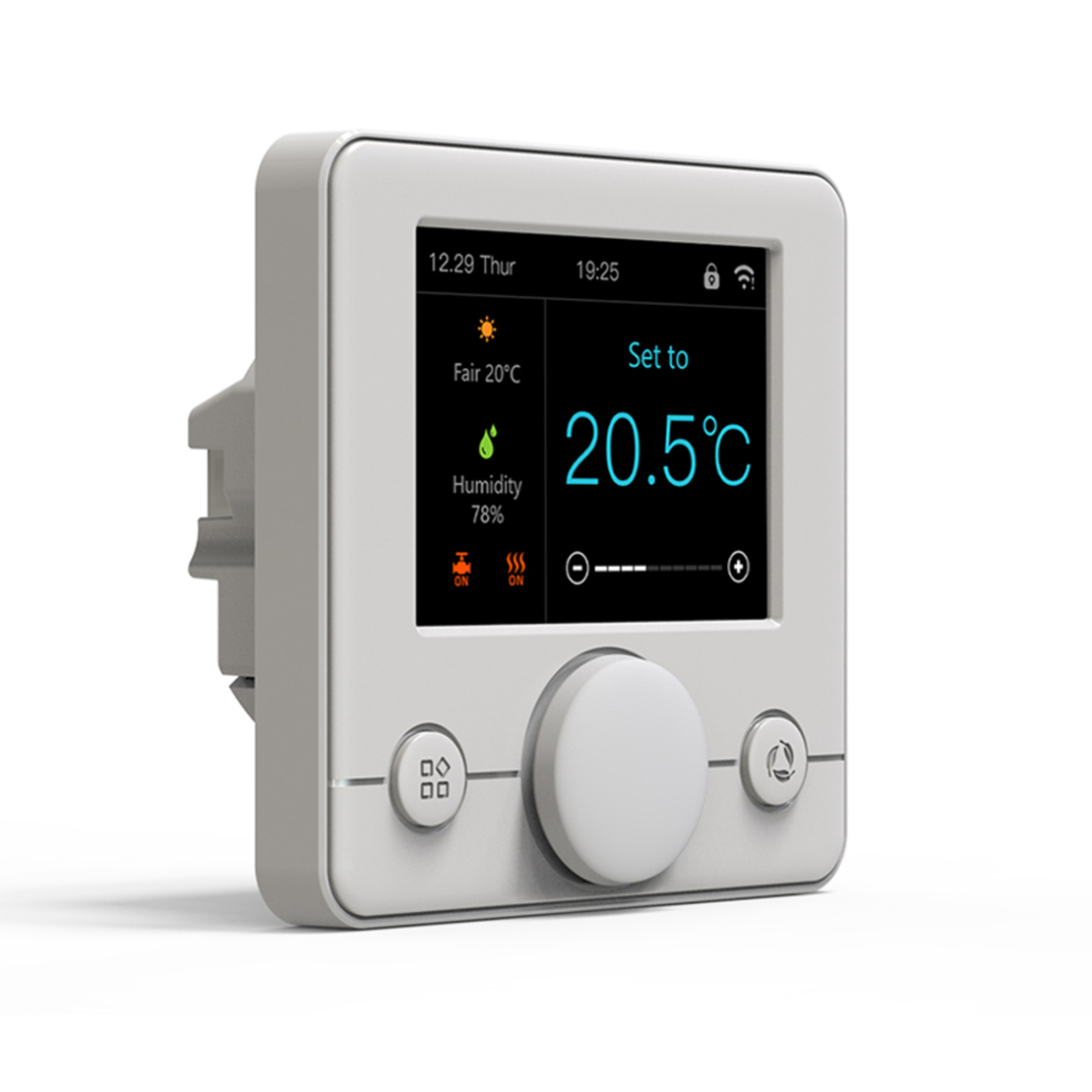 Termostat pentru incalzire electrica in pardoseala BeOk TCR7-WIFI-EP(16A)