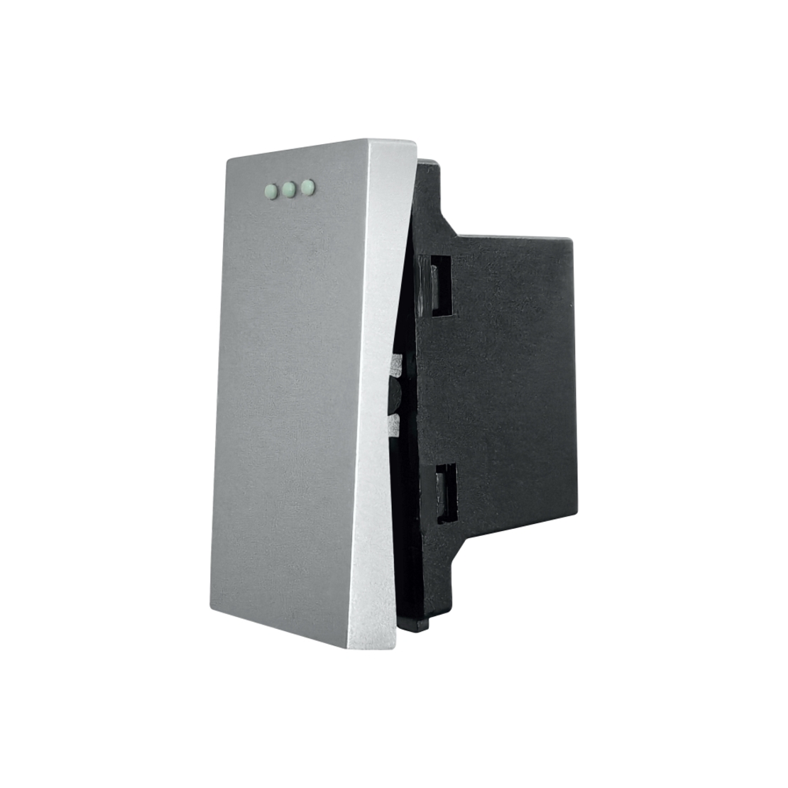 Modul Intrerupator Simplu Mecanic 1M LUXION, gri