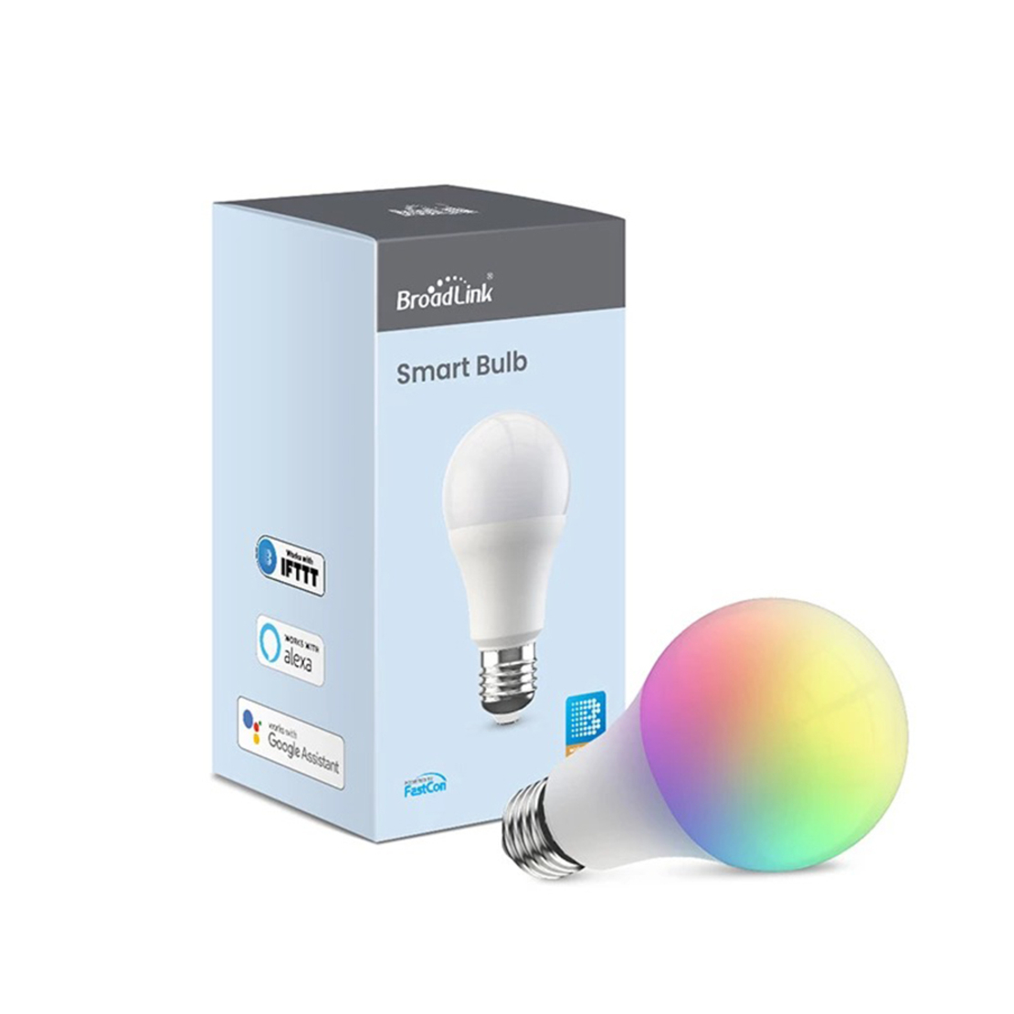 Bec inteligent Wi-Fi, BroadLink LB27, A60, 800 LM, Dimmer, Putere 10W, Control aplicatie