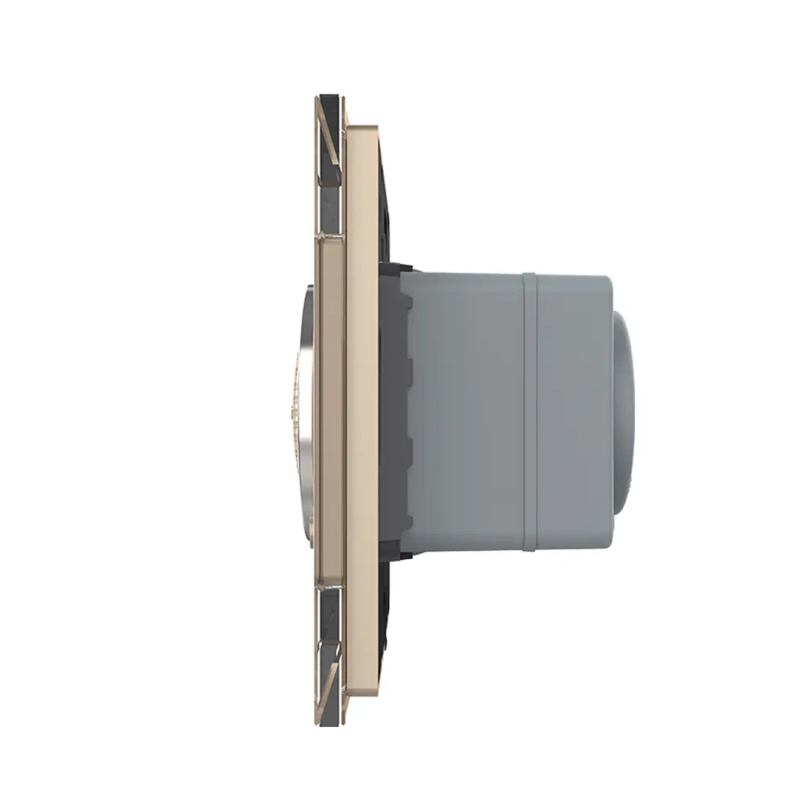 Boxa Bluetooth Livolo cu Rama din Sticla, auriu