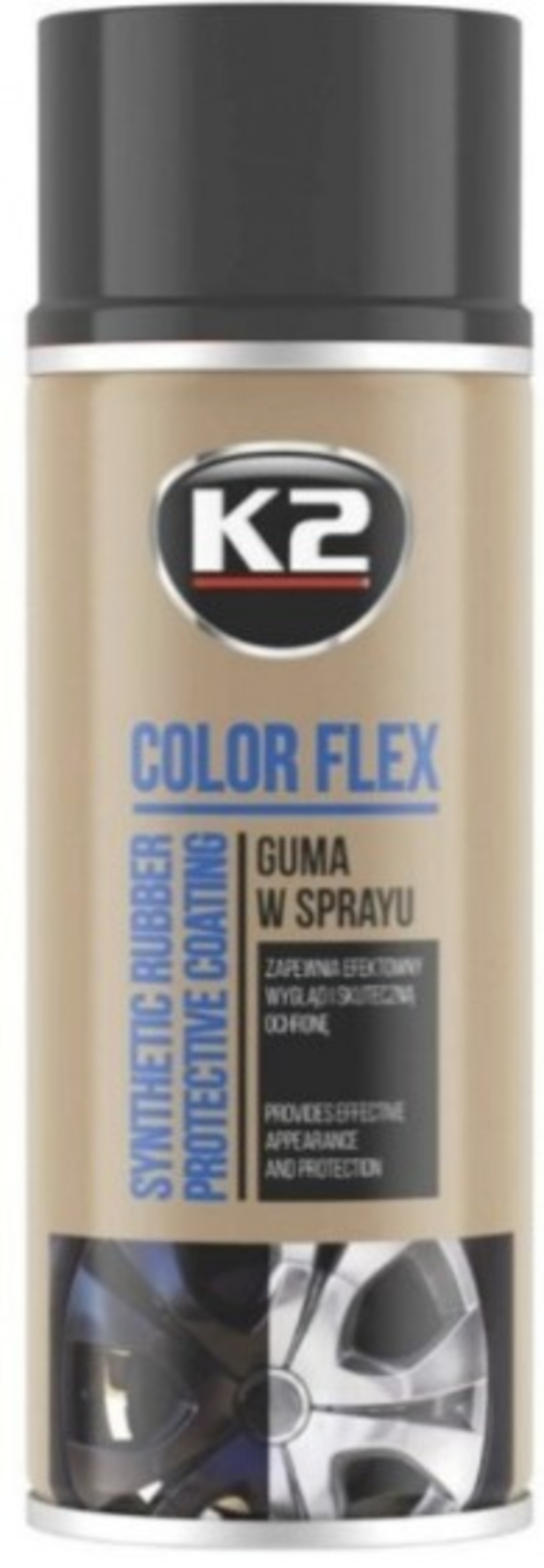 COLOR FLEX - Spray vopsea cauciucata - negru mat