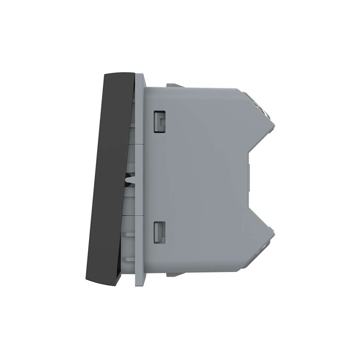 Modul Intrerupator Simplu Mecanic Cap Cruce LIVOLO, negru