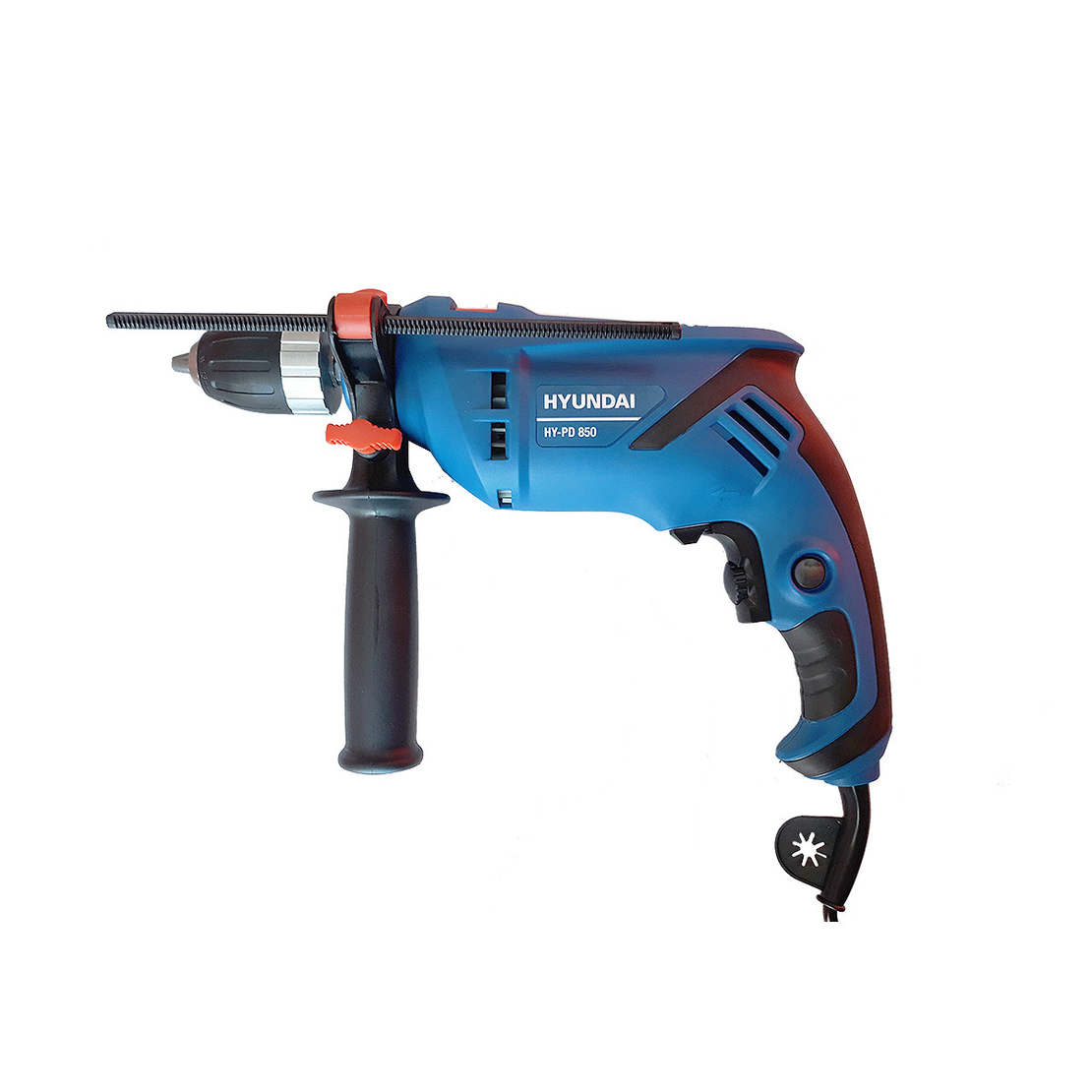 Masina de gaurit cu percutie Hyundai PD 850, 850W, mandrina rapida 13 mm, 3000 rpm, variator de turatie