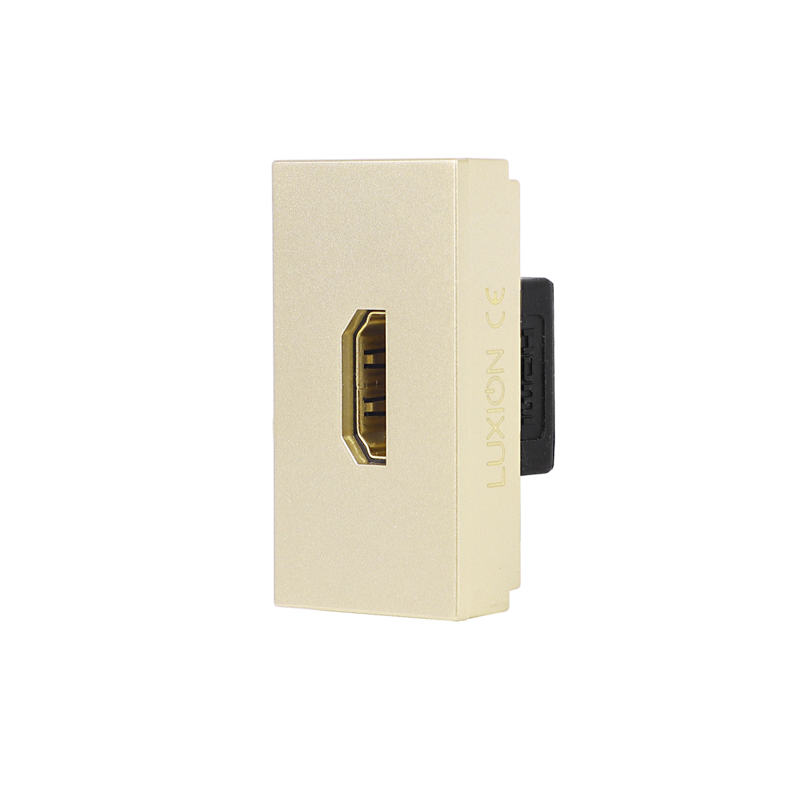 Modul Priza HDMI 1M LUXION, Standard Italian, auriu
