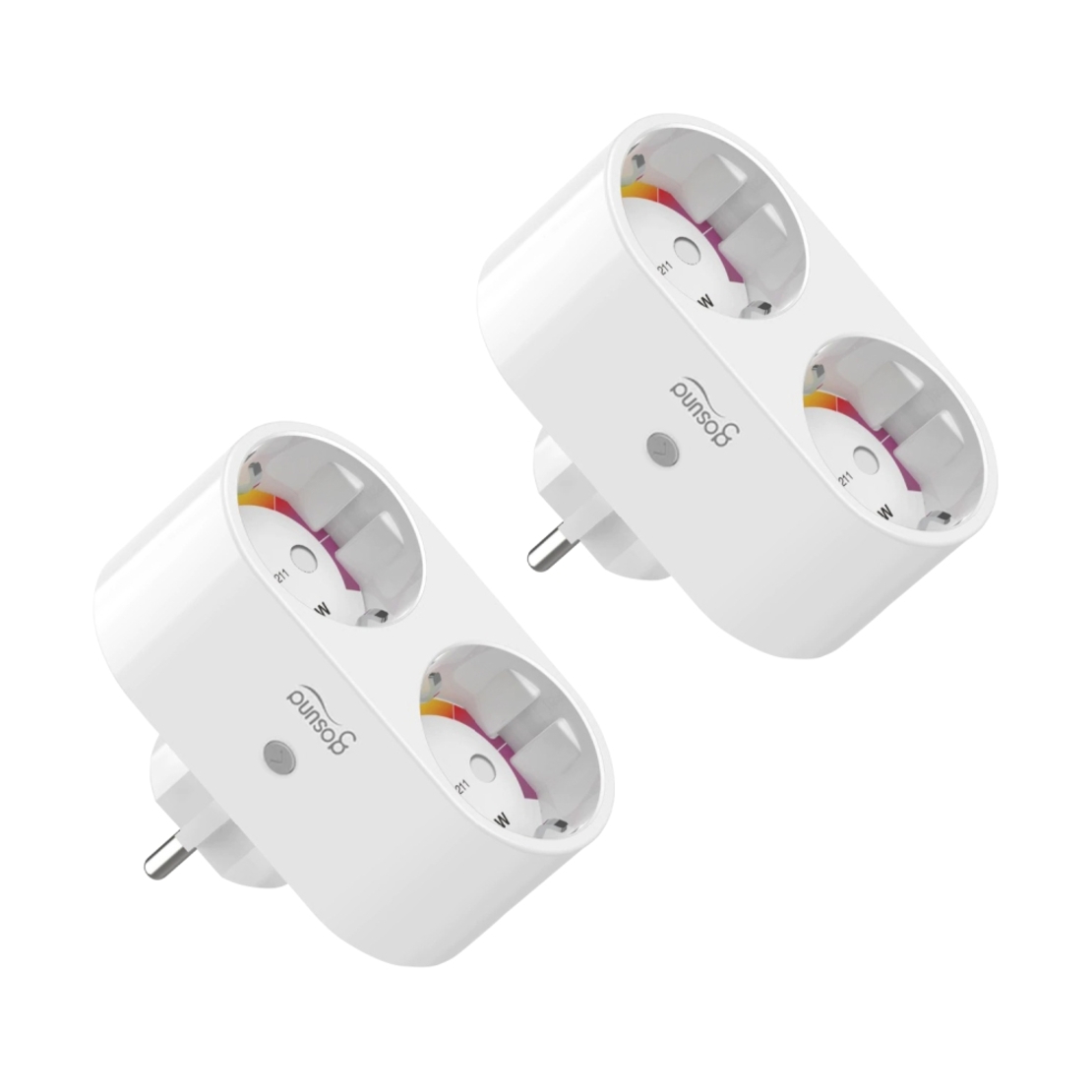 Pachet 2 prize smart Gosund SP211, Control prin aplicatie, Programare, Timer, 3680 W, 16 A