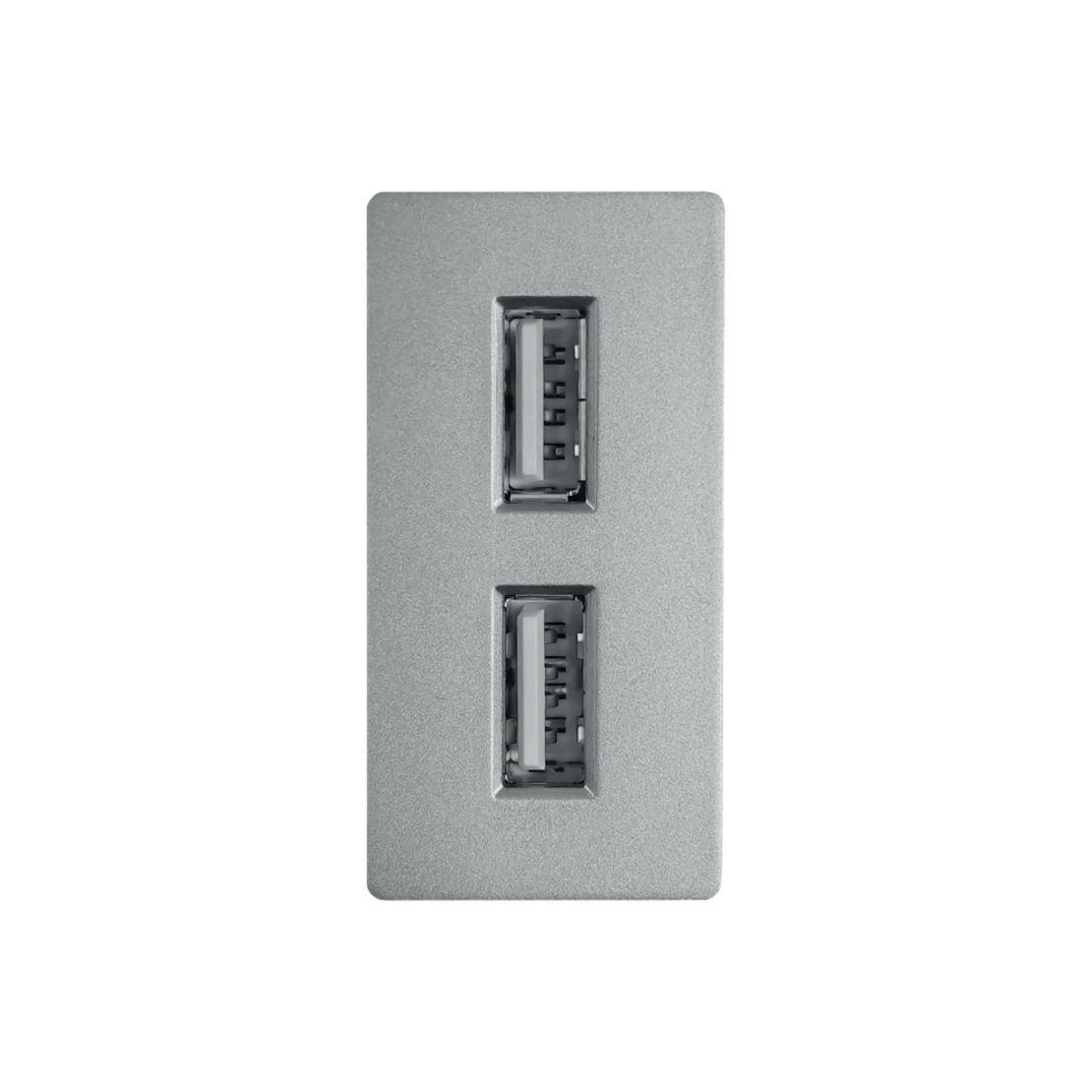 Modul Priza USB 2.4A 5V LUXION, gri