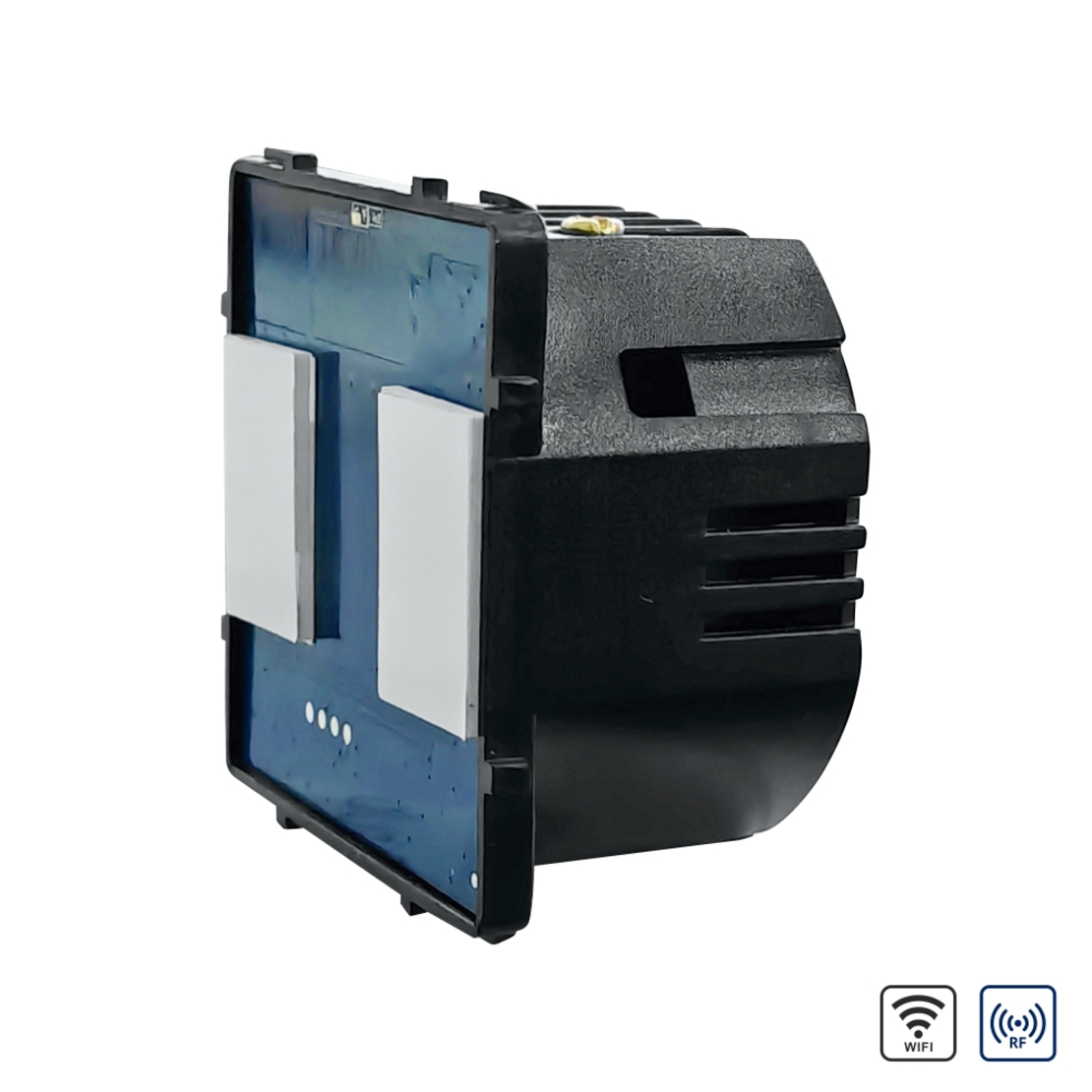 Modul Intrerupator Dublu cu Wi-Fi + RF433 cu Touch LUXION