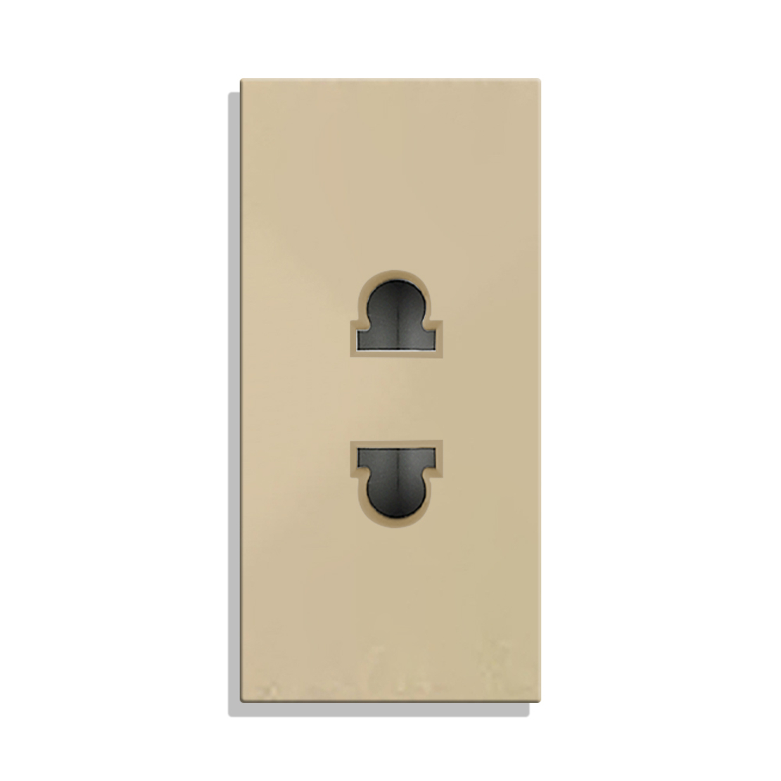 Modul Priza Simpla Ingusta LUXION, auriu