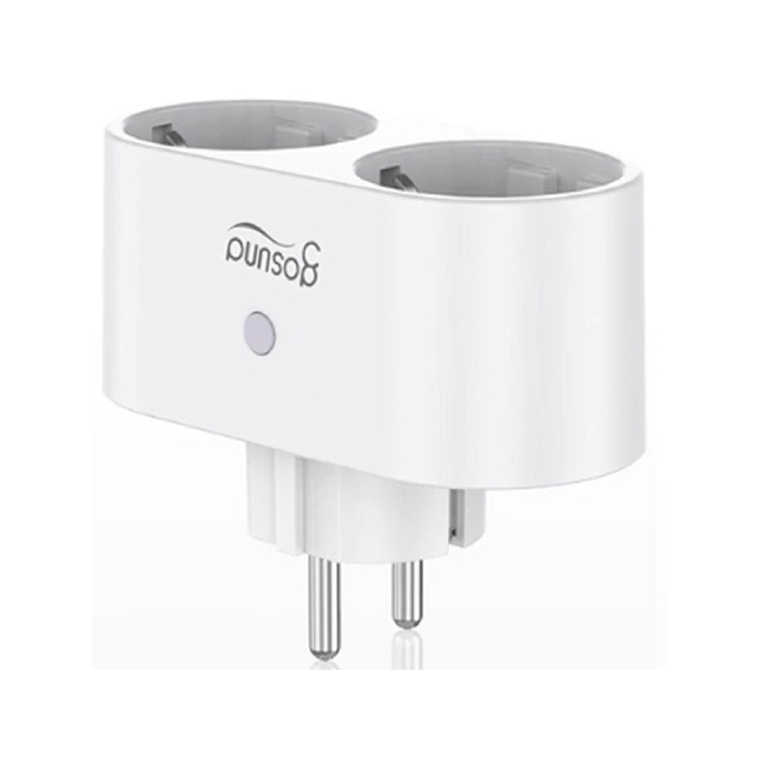 Priza smart dubla Gosund SP211, Control prin aplicatie, Programare si timer Putere max. 3680 W, Curent 16 A