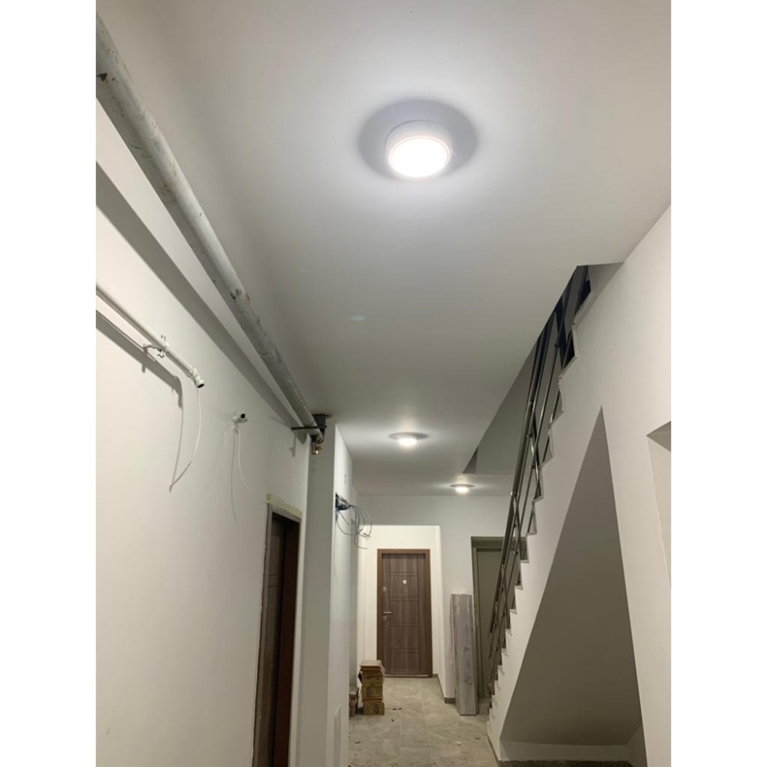 Aplica LED cu senzor de miscare 360°, Ø171, 15W=100W, 1200Lm, IP65