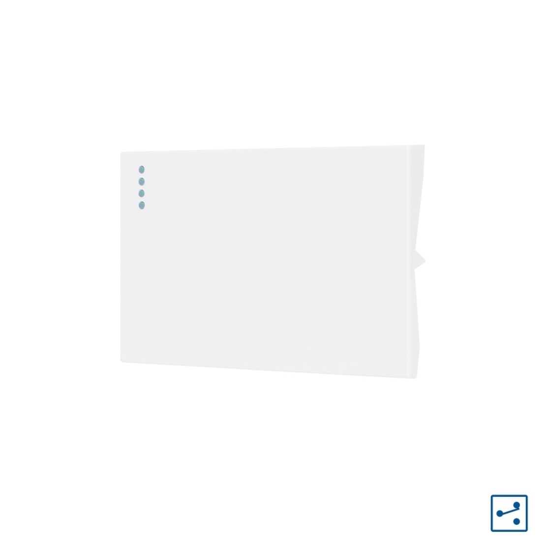 Modul Intrerupator Simplu Cap-Scara Mecanic 3M LUXION, Standard Italian, alb