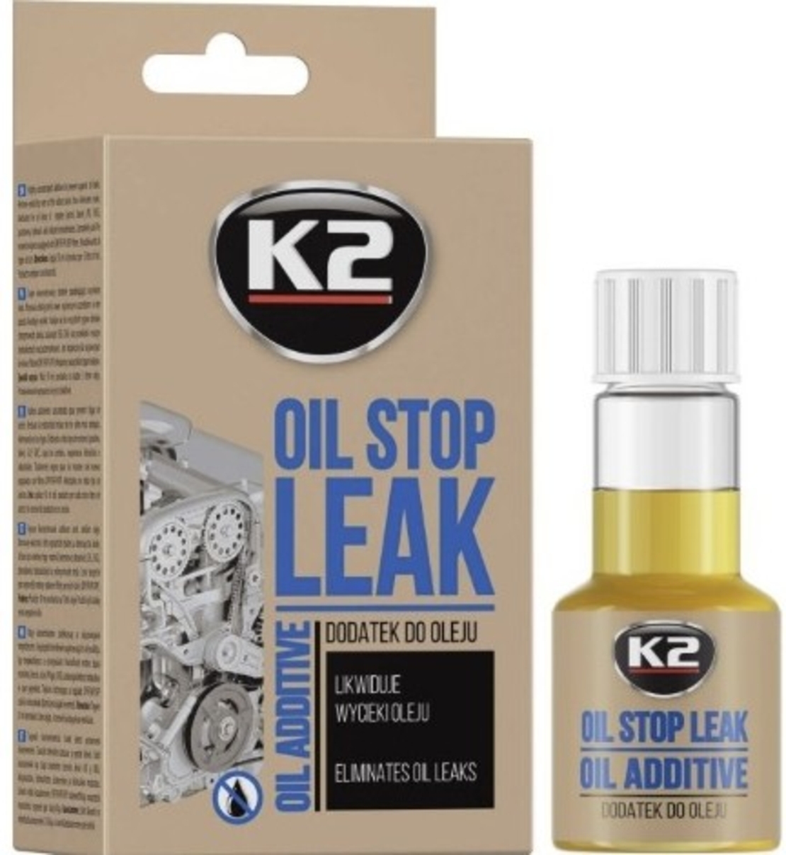 STOP LEAK OIL - Aditiv pentru stoparea scurgerilor de ulei 50ml.