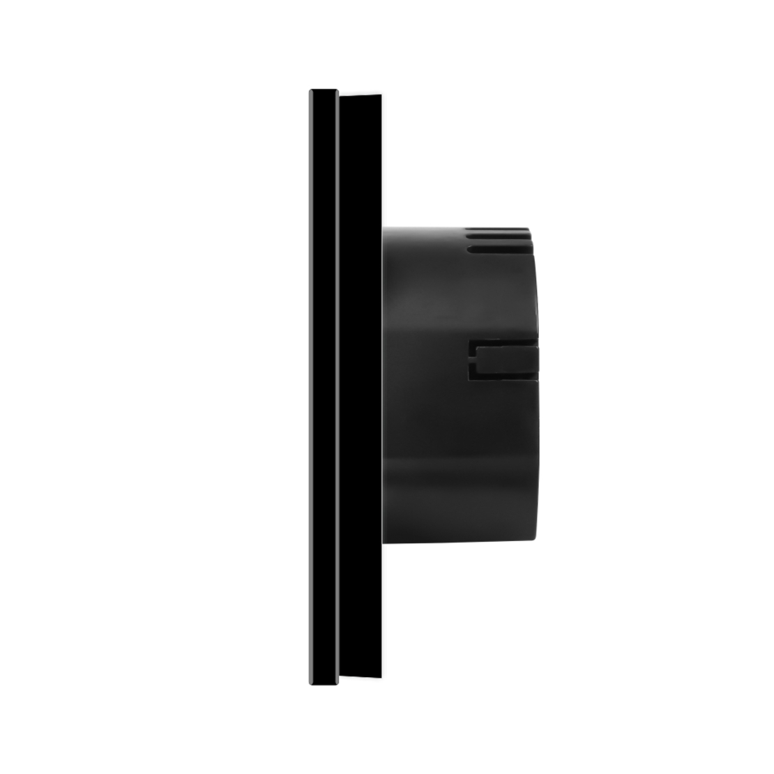 Termostat Wi-Fi pentru incalzirea electrica LUXION cu Rama din Aluminiu, negru