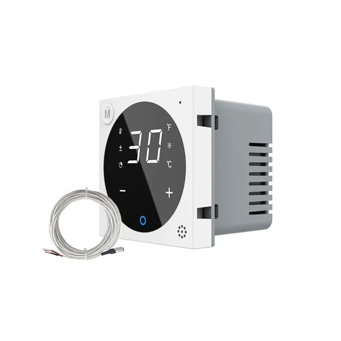 Modul termostat LIVOLO pentru sisteme de incalzire electrice, protocol ZigBee EC, alb