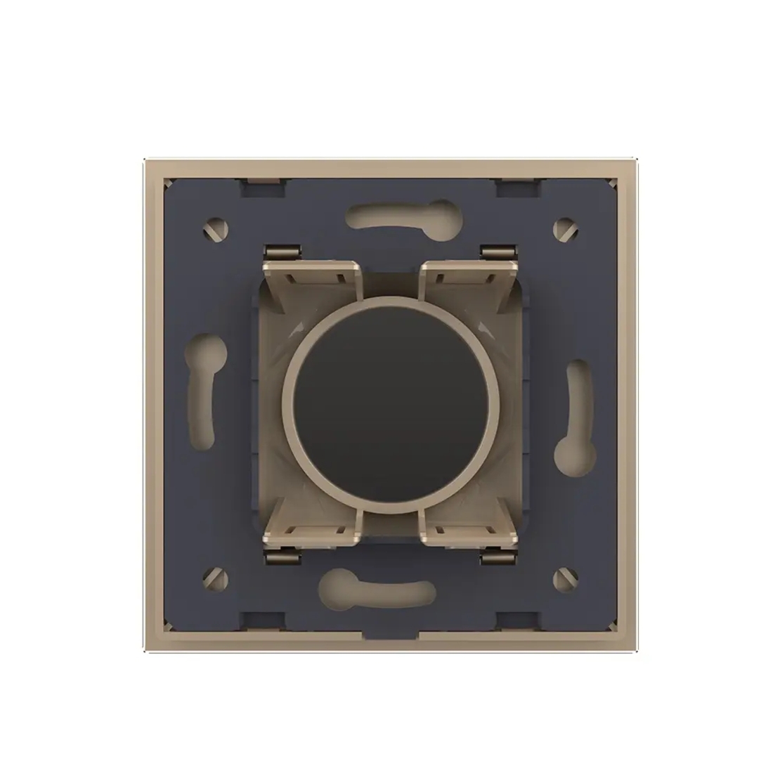 Ceas Mecanic Livolo cu Rama din Sticla Securizata, auriu