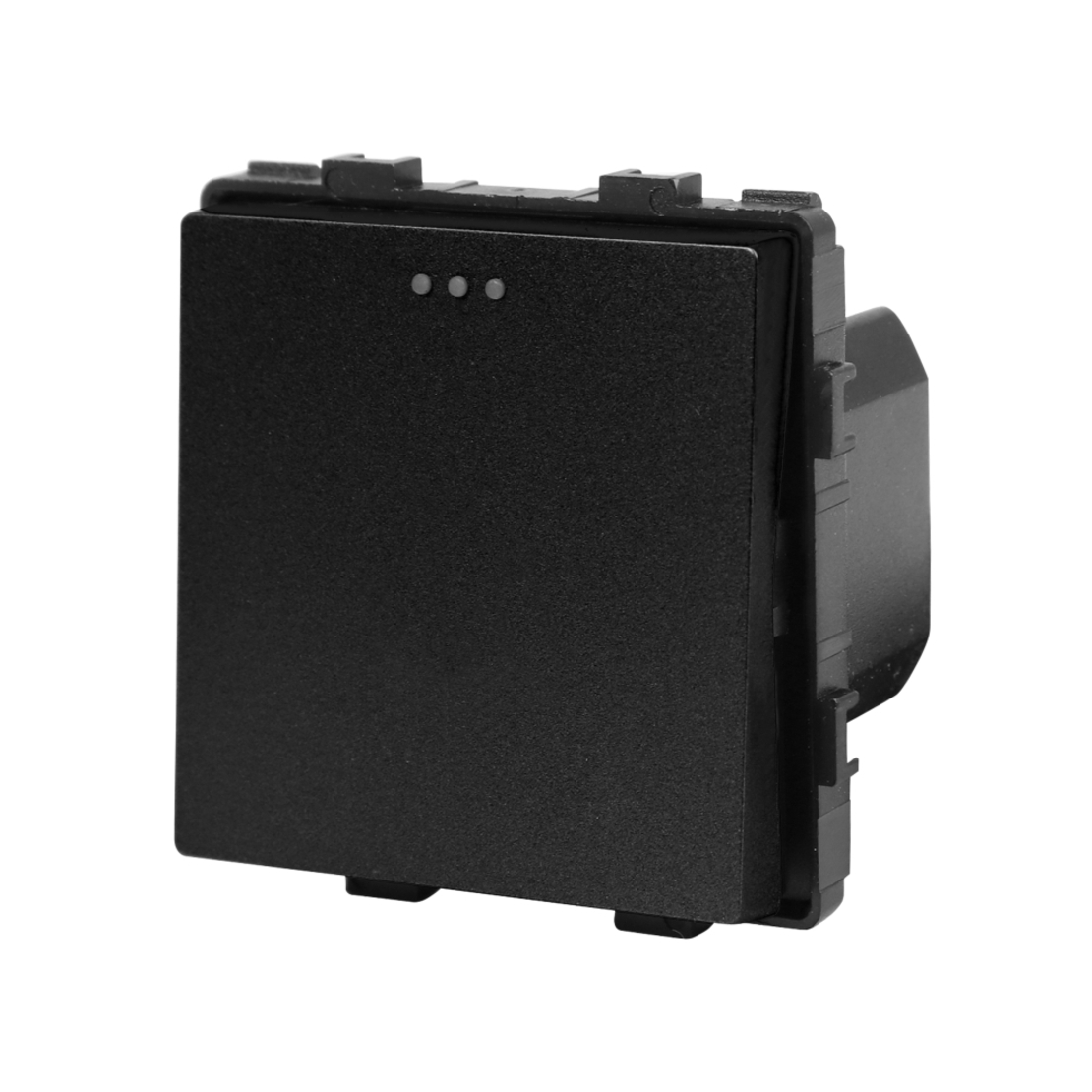 Modul Intrerupator Simplu Mecanic LUXION, negru