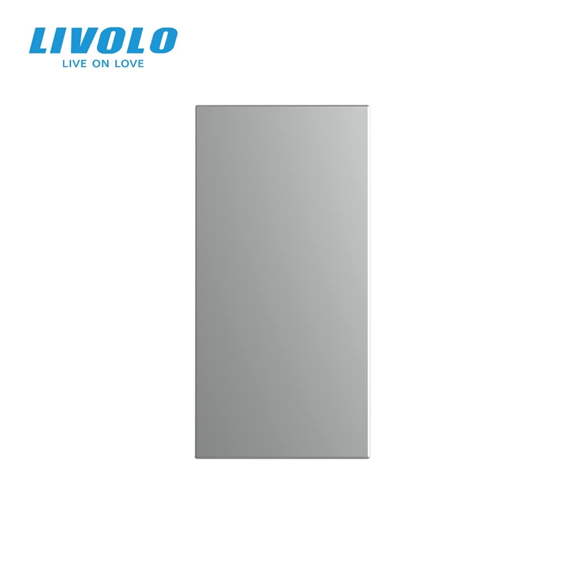 Priza blank/goala Livolo, gri