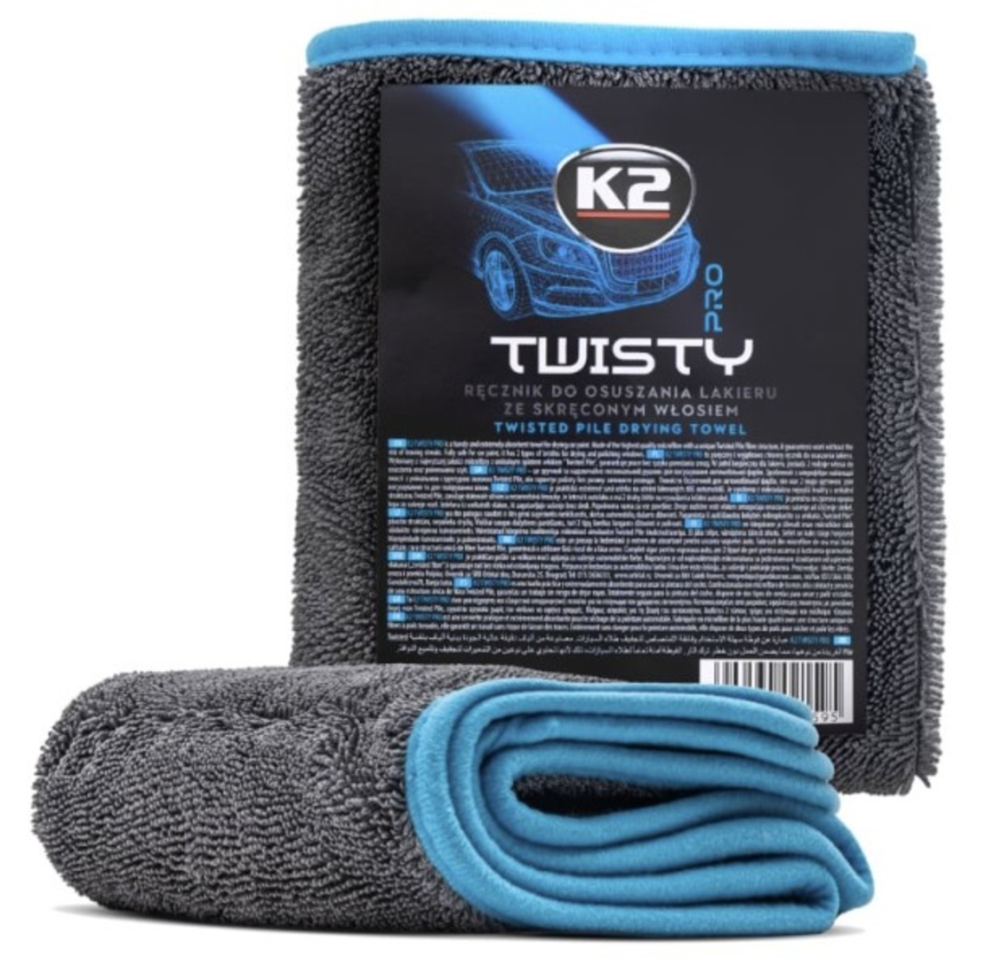 Laveta microfibra TWISTY - Prosop uscare cu peri rasuciti 40x60cm