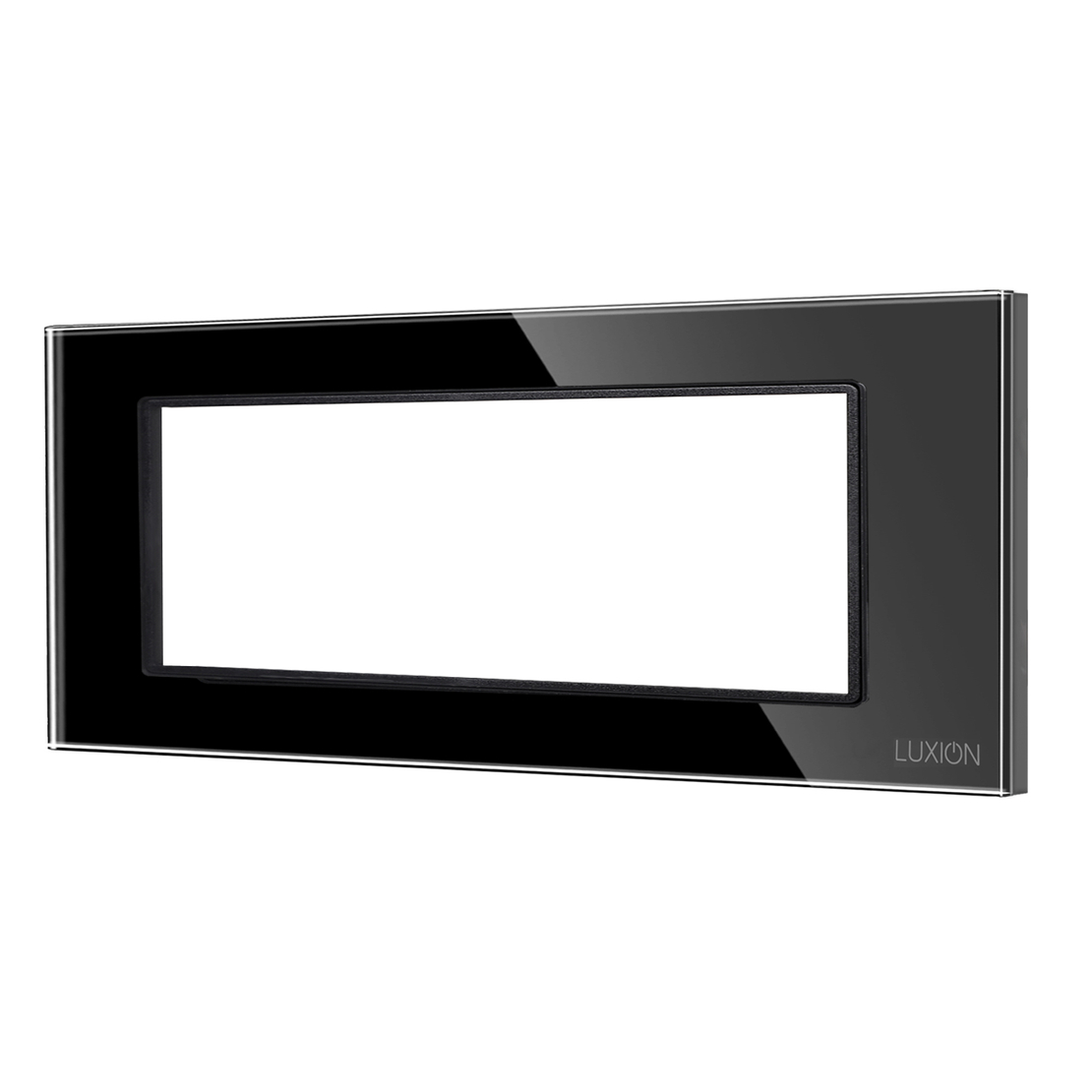 Rama din Sticla Securizata cu Suport 6M LUXION, Standard Italian, negru