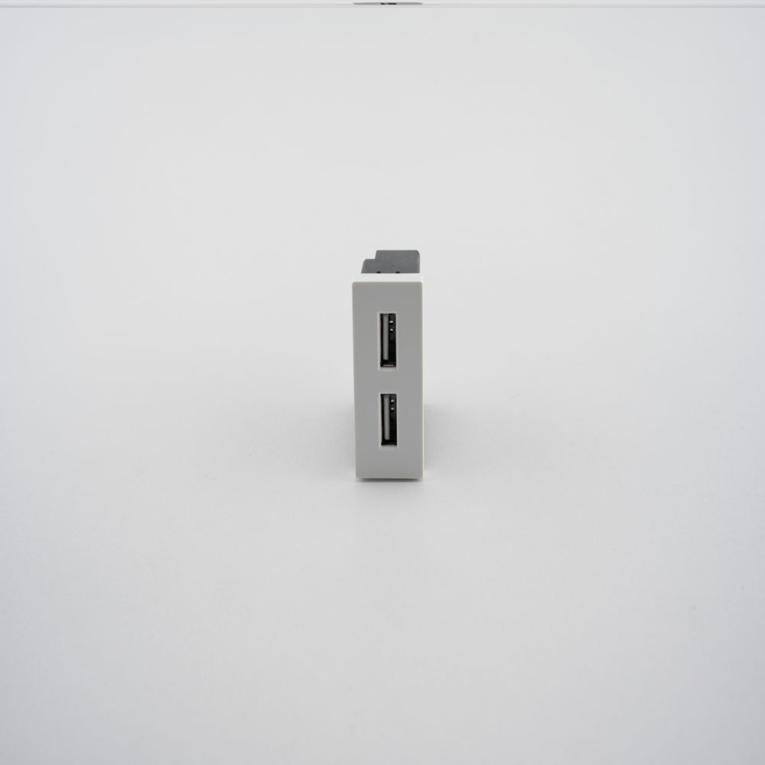 Modul Priza USB 2.4A 5V LUXION, alb