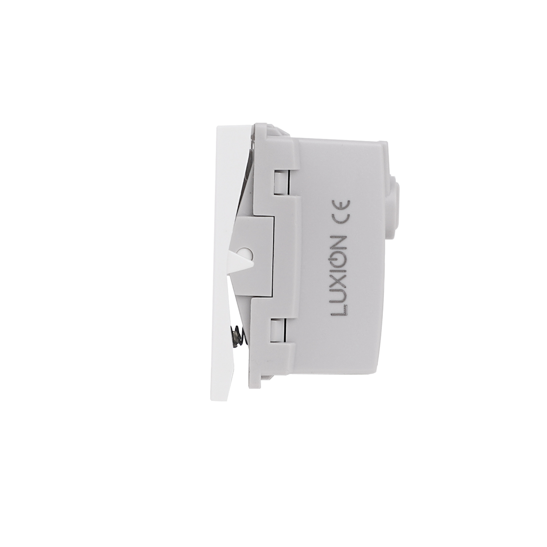 Modul Intrerupator Simplu Mecanic 3M LUXION, Standard Italian, alb