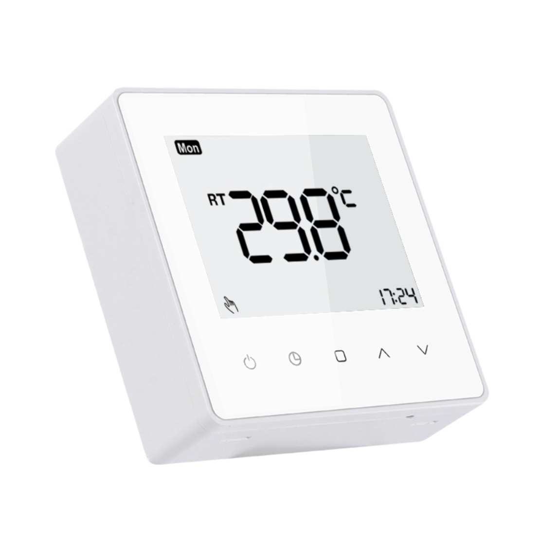 Termostat cu fir Luxion TP608 pentru centrala termica pe gaz sau electrica, Programari, Anti-inghet