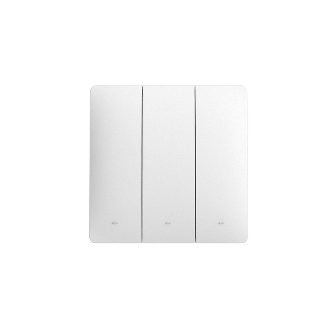 Telecomanda Tripla Tip Comutator, Auto-Alimentata LUXION, alb