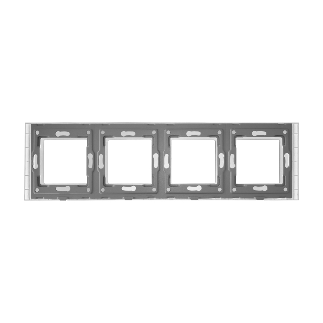 Rama Cvadrupla din Aluminiu LUXION, alb