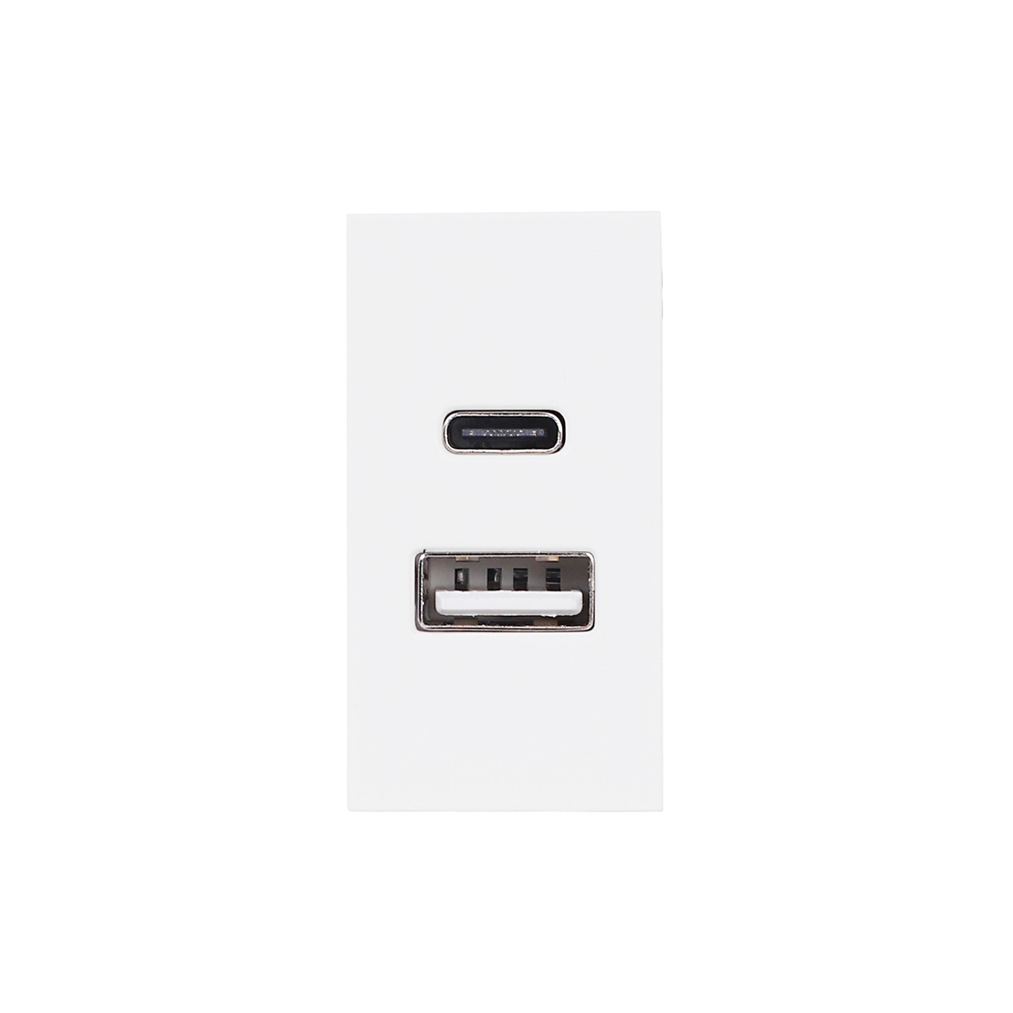 Modul Priza USB A+C 1M LUXION, Standard Italian, alb