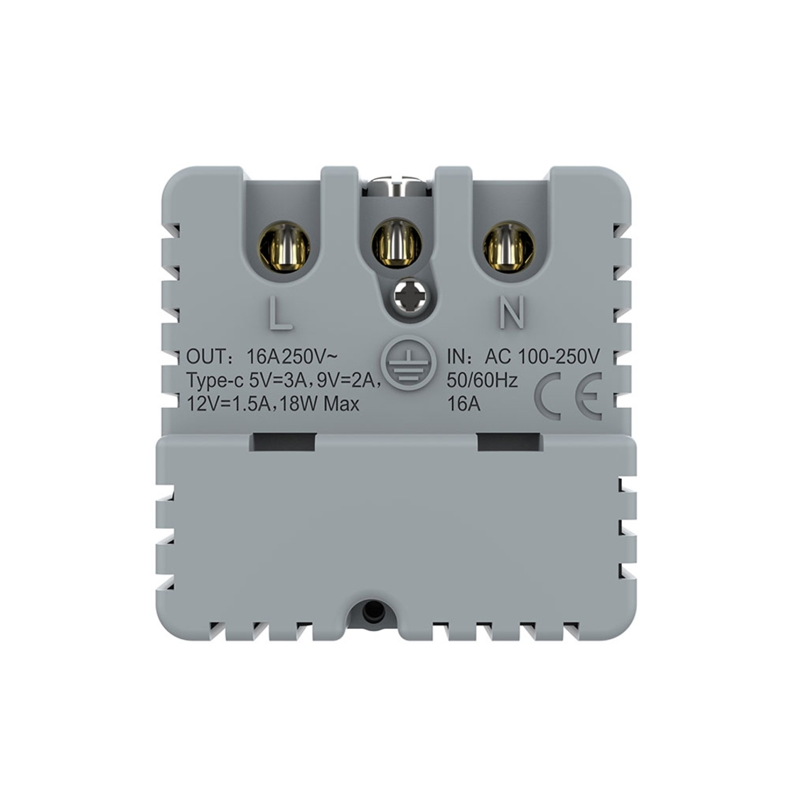 Modul Priza Schuko + USB-C LIVOLO, Standard German - Serie Noua, auriu