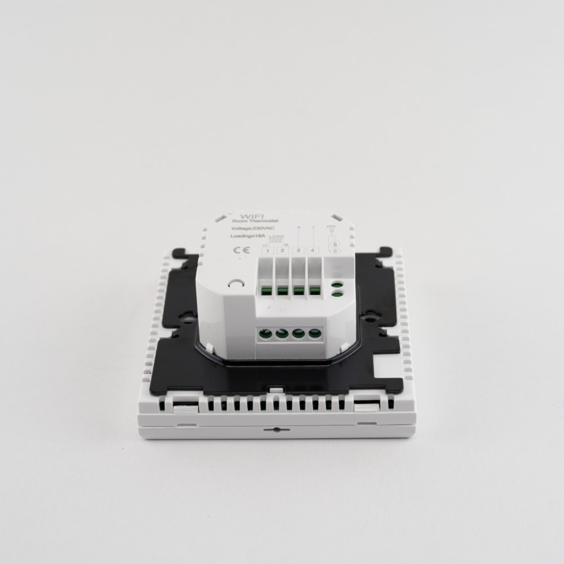 Termostat Wi-Fi pentru incalzirea electrica in pardoseala BeOk TDS23WIFI-EP, Tuya