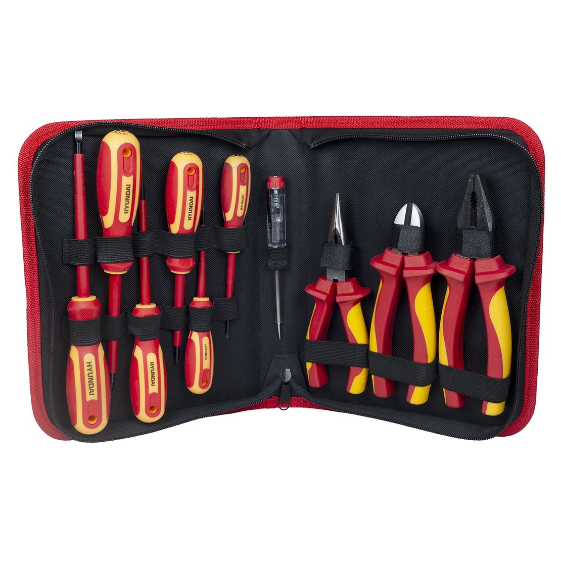 Trusa 10 scule de mana VDE 1000V Hyundai HY-59415