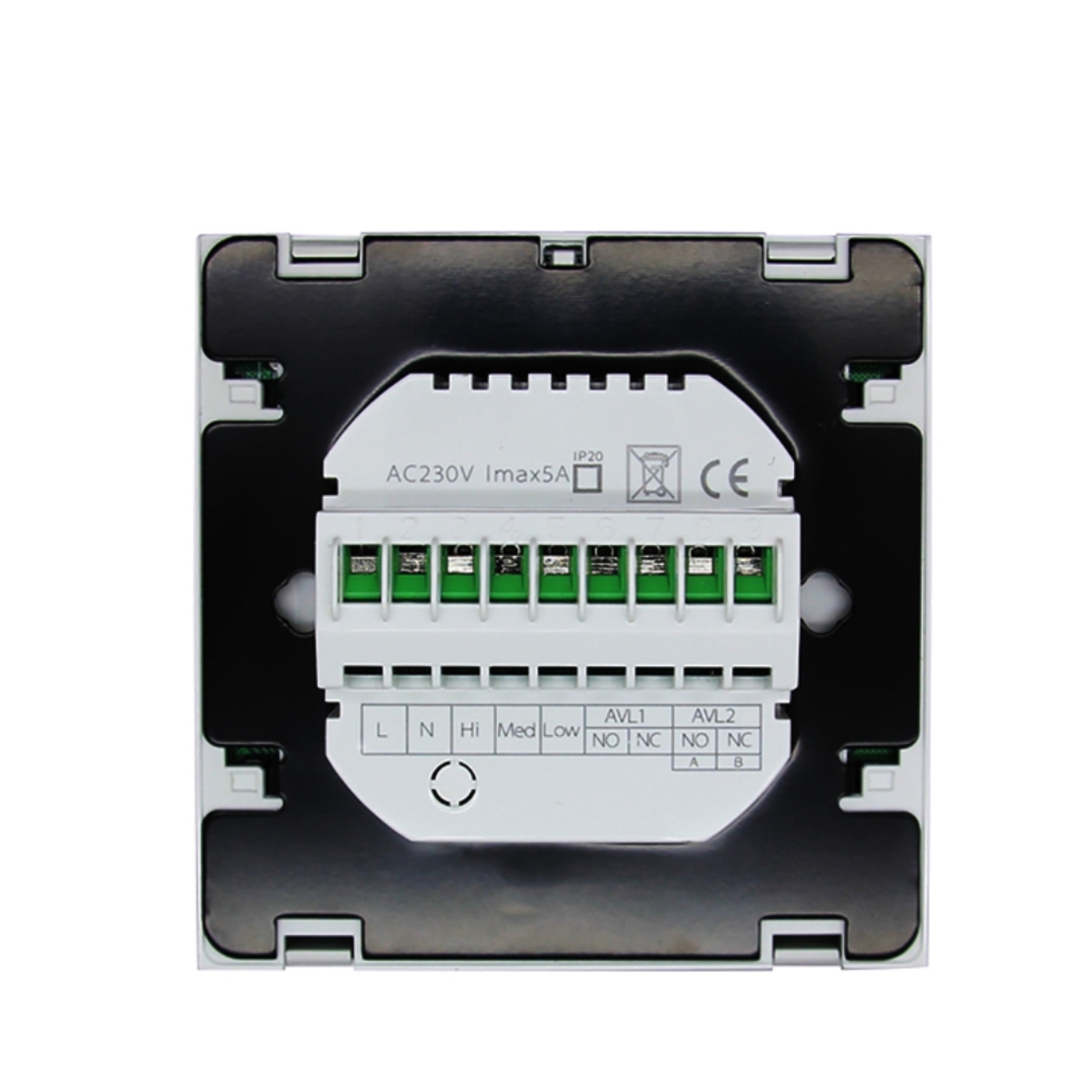 Termostat cu fir pentru aer conditionat BeOk TDS21-AC2, Compatibil cu sisteme HVAC