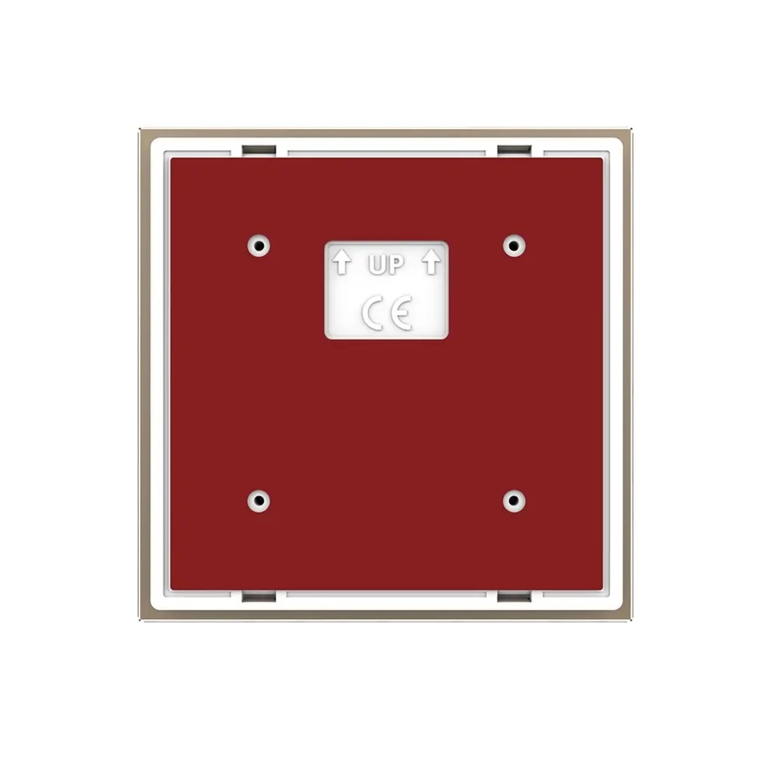 Telecomanda EC Tip Panou Dublu cu Touch LIVOLO din Sticla Securizata, alb