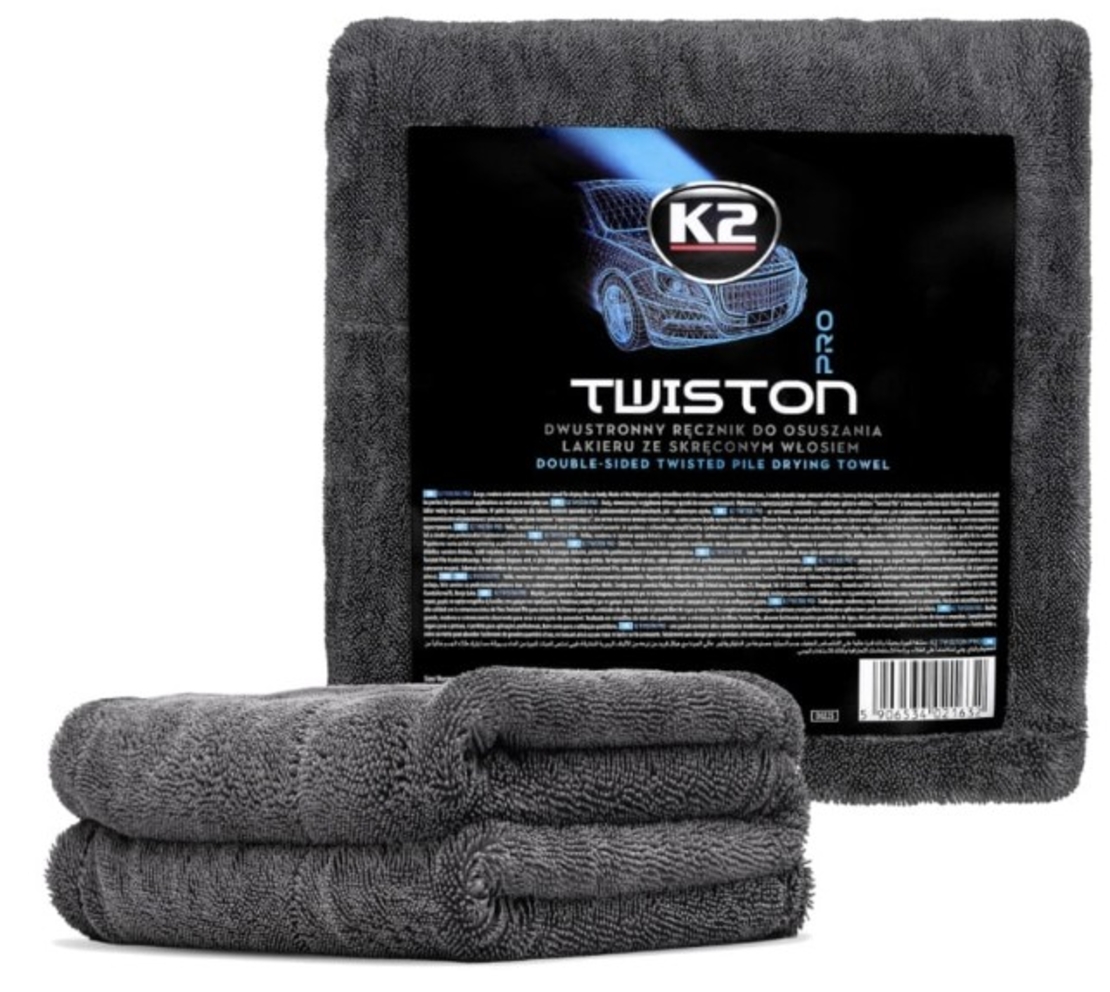 Laveta microfibra TWISTON - Prosop uscare cu peri rasuciti 60x90cm