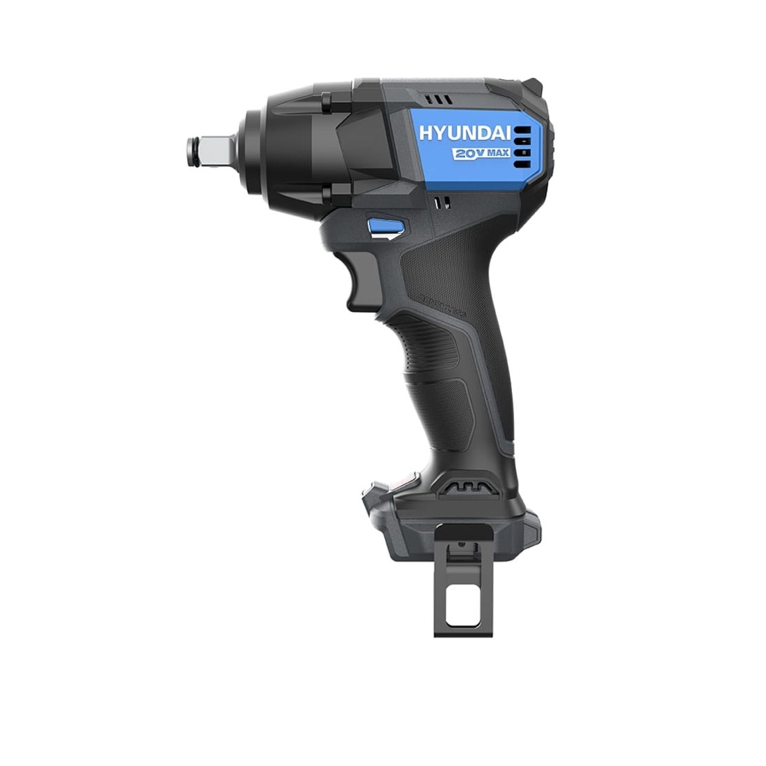Masina de insurubat cu impact cu acumulator 20V Hyundai IW20X-350, motor fara perii, prindere patrat 1/2, cuplu maxim 350 Nm, 3 trepte de putere, livrata fara acumulator si incarcator