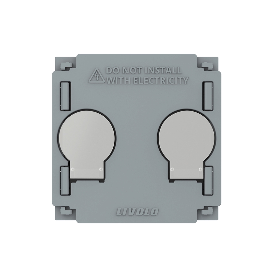 Modul Intrerupator Dublu cu Revenire, Contact Uscat cu Touch LIVOLO - Serie Noua