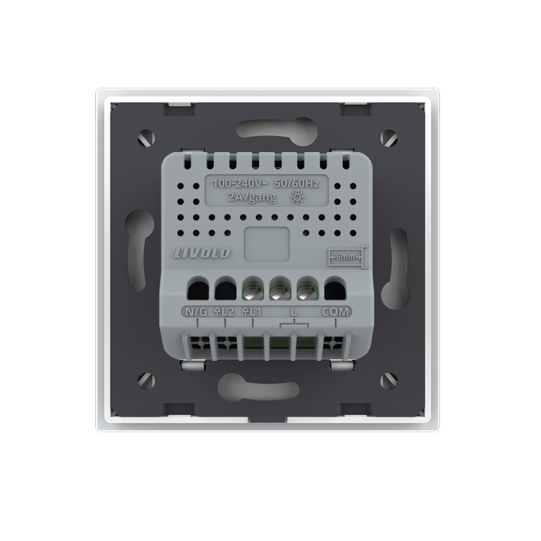 Intrerupator Simplu cu Dimmer, Wireless si Touch LIVOLO - Serie Noua