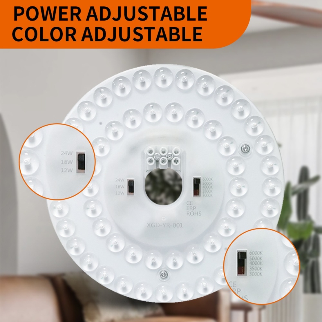 MODUL LED CU SENZOR PT APLICA FI/170 REGLABIL 12W/18W/24W 1390LM/2100LM/2800LM 5CCT