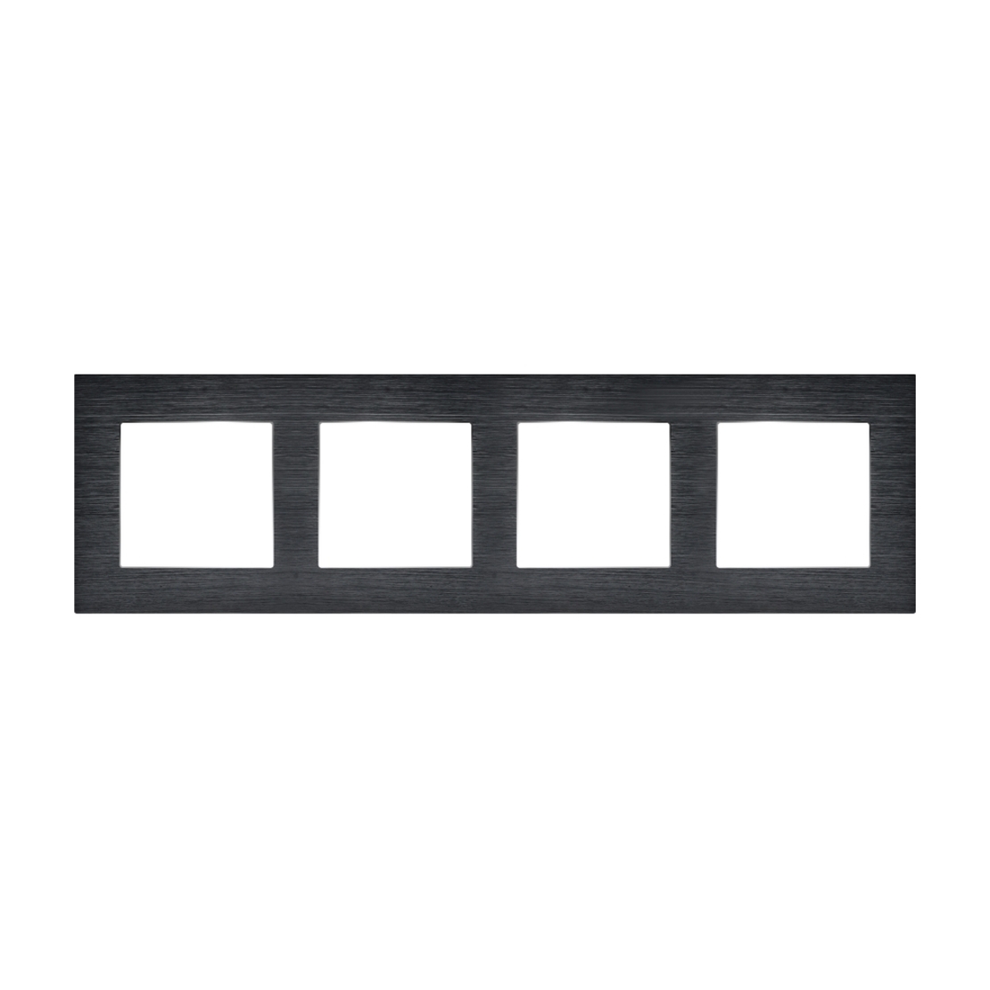 Rama Cvadrupla din Aluminiu LUXION, negru