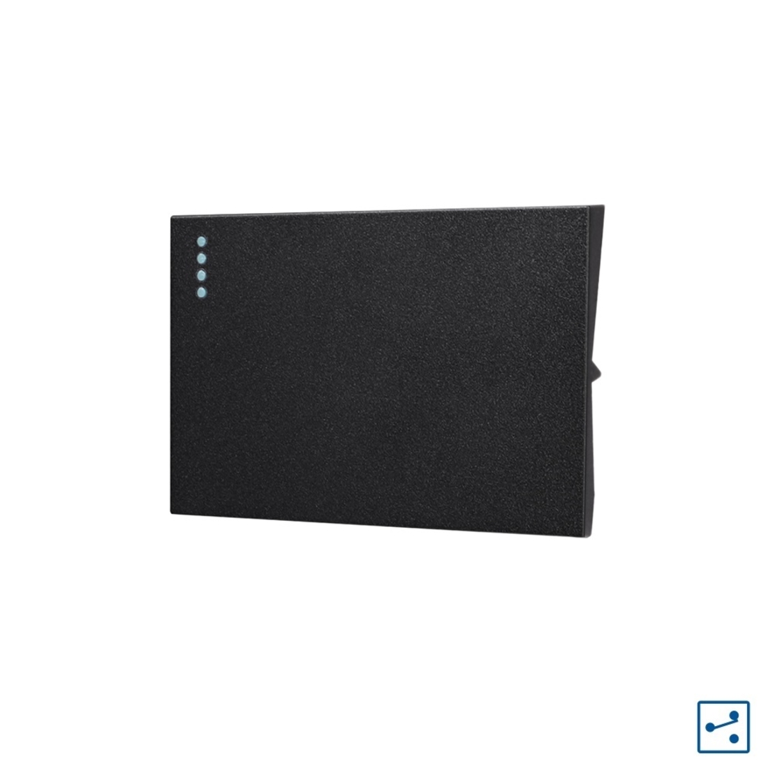 Modul Intrerupator Simplu Cap-Scara Mecanic 3M LUXION, Standard Italian, negru