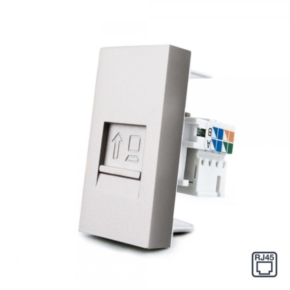 Priza internet Livolo, gri