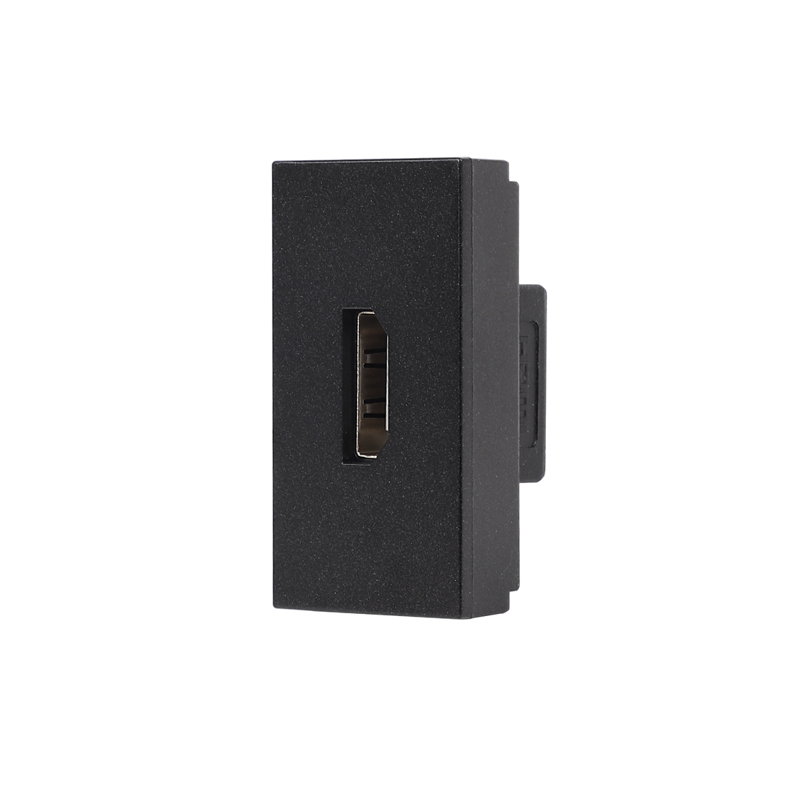 Modul Priza HDMI 1M LUXION, Standard Italian, negru