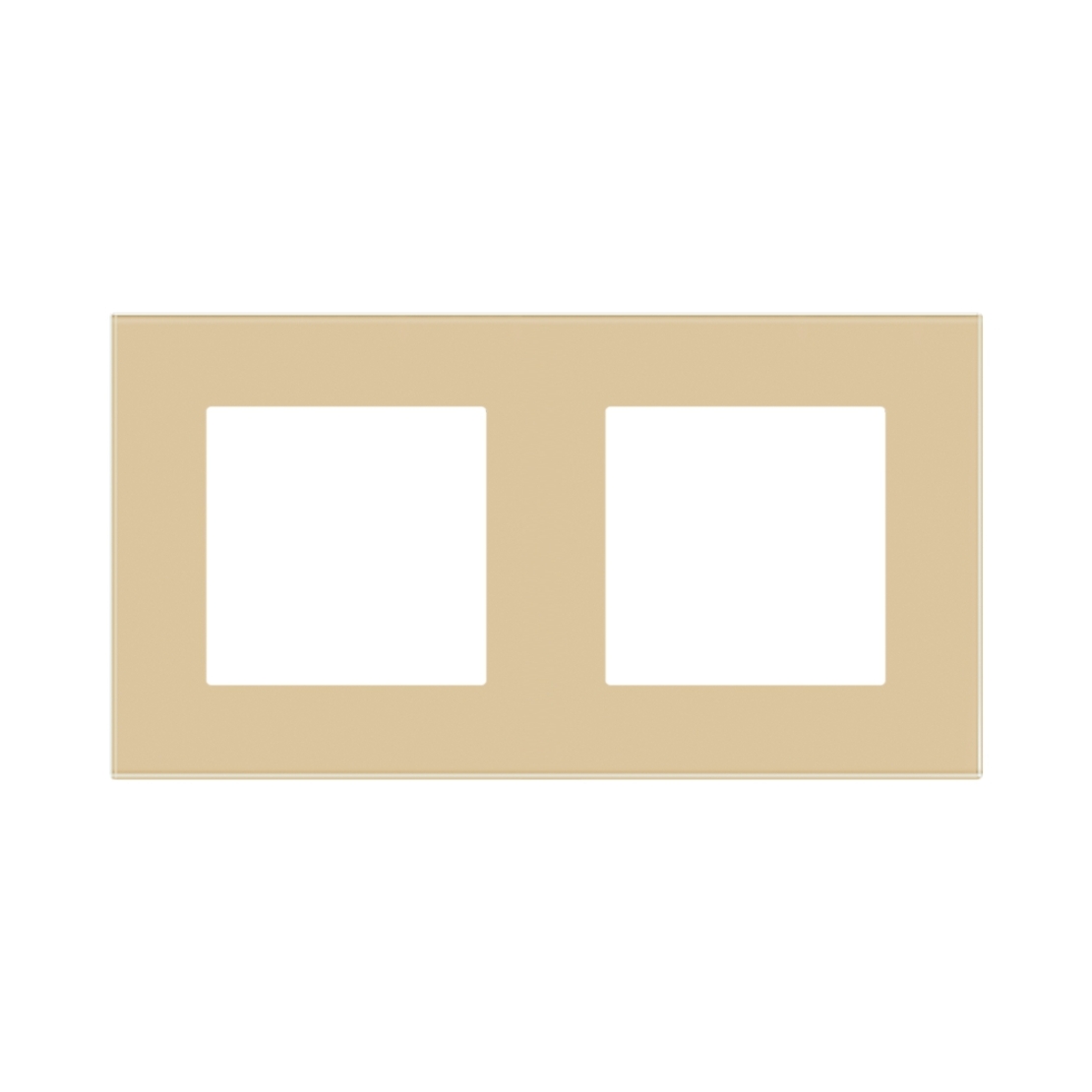 Rama Dubla LUXION Din Sticla, auriu