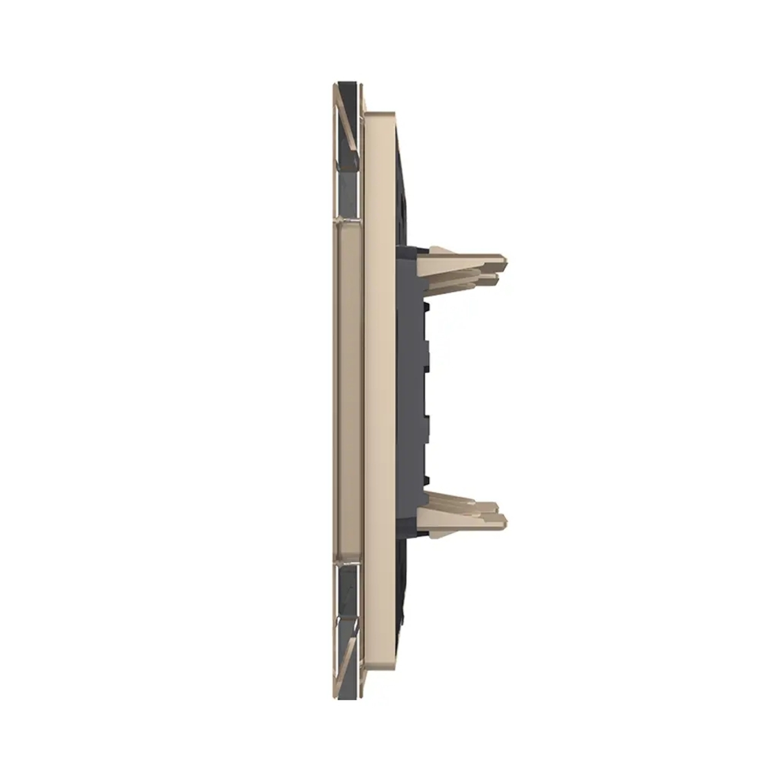 Ceas Mecanic Livolo cu Rama din Sticla Securizata, auriu