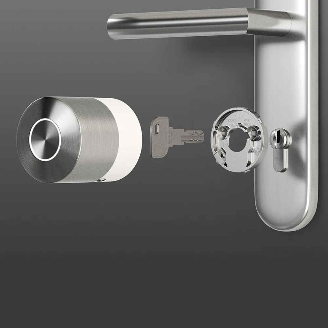 Incuietoare Inteligenta Nuki Smart Lock Pro 5.0 cu Autonomie 9 Luni, Motor Ultrarapid, Lock / Unlock Automat