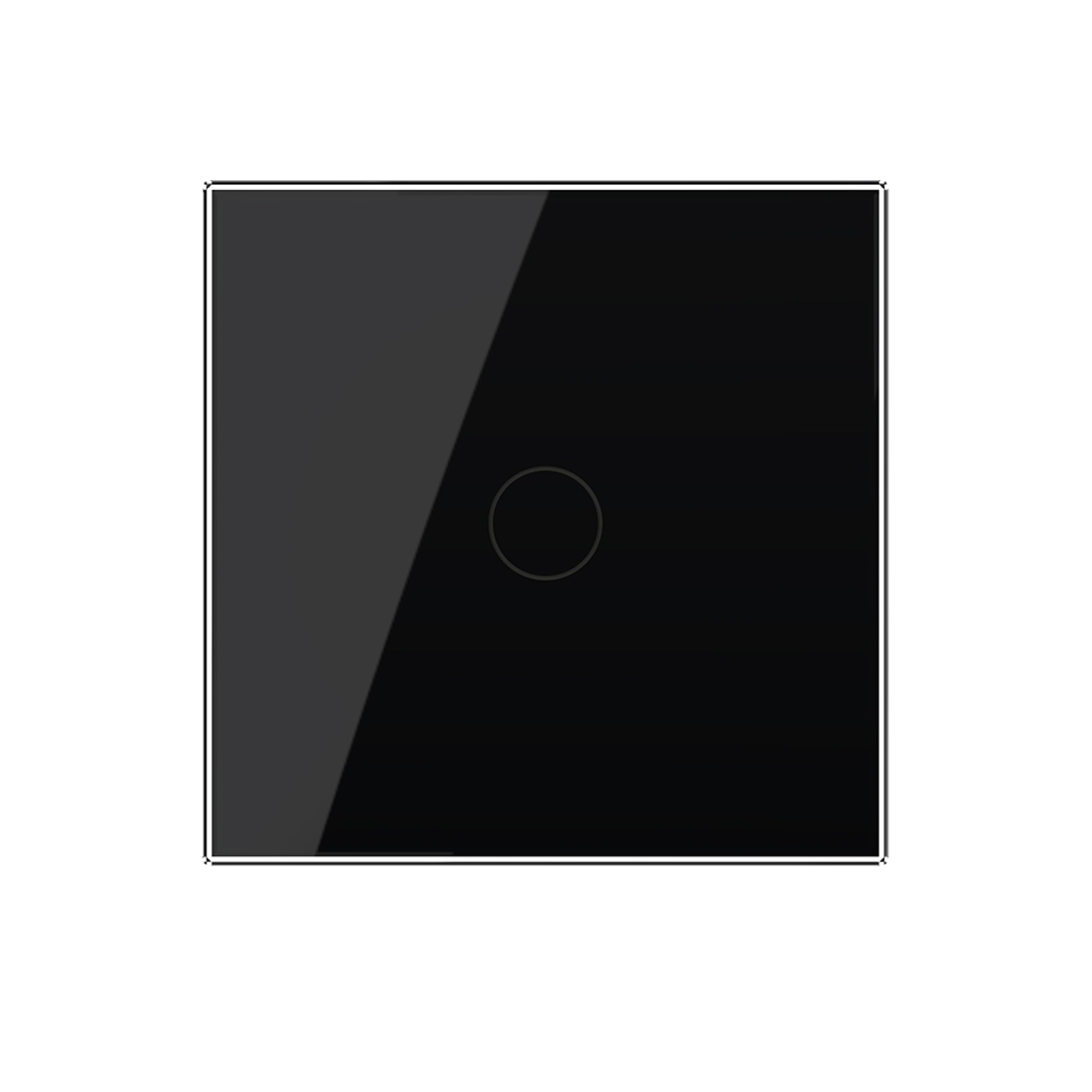 Buton Sonerie cu Touch LIVOLO din Sticla - Serie Noua, negru