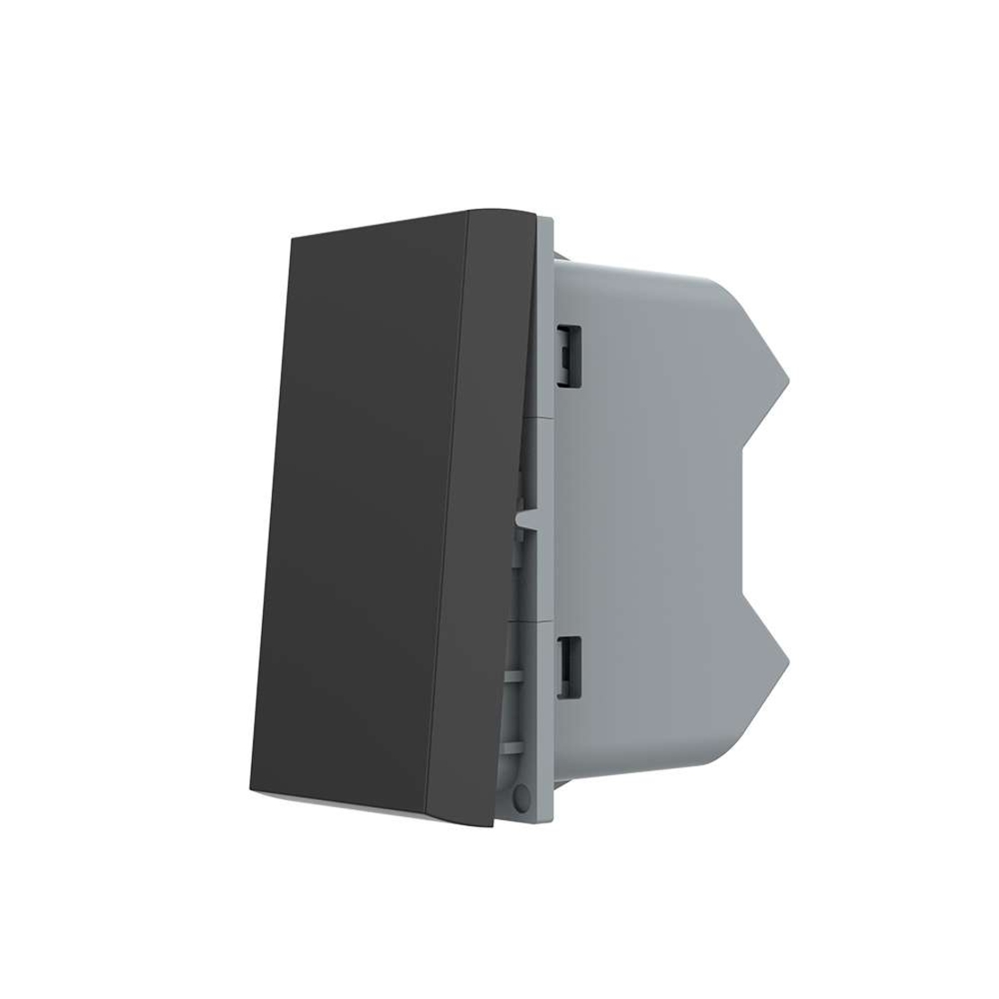 Modul Intrerupator Simplu Mecanic Cap Cruce LIVOLO, negru