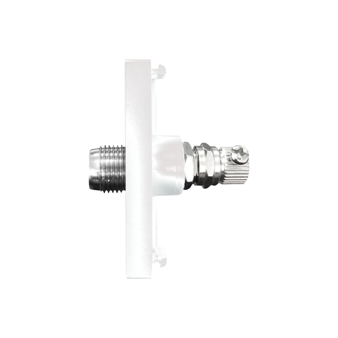 Modul Priza TV Satelit 1M LUXION, alb